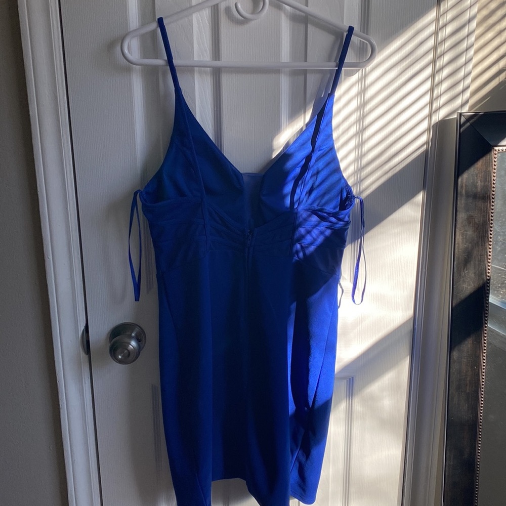 Royal Blue Mini Gown for Prom/Wedding - Picture 4 of 5